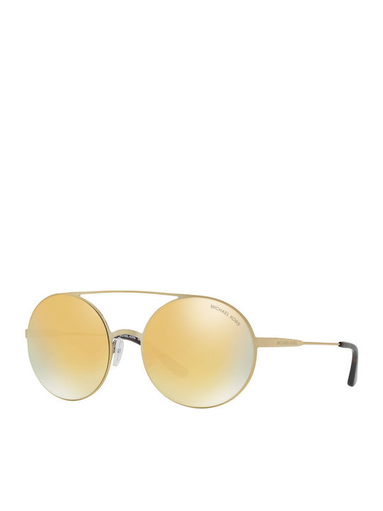 Michael Kors Cabo Women's Sunglasses with Gold Metal Frame and Gold Mirror Lens MK1027 11937P