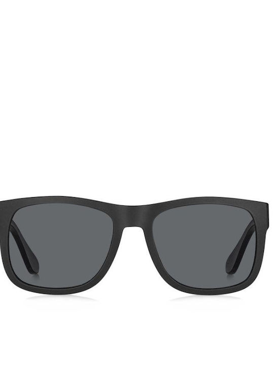 Tommy Hilfiger Men's Sunglasses with Black Plastic Frame and Black Lens TH1556/S 08A/IR