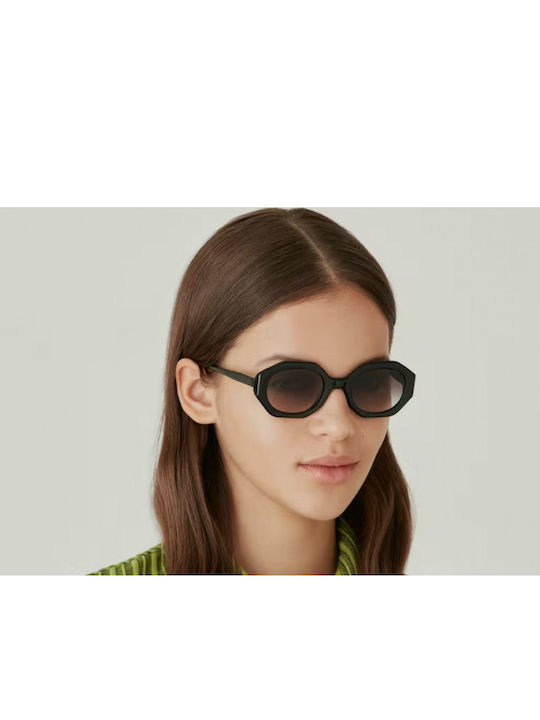 Gigi Barcelona Molly Damen Sonnenbrille mit Kunststoff Gestell Black 6686/1