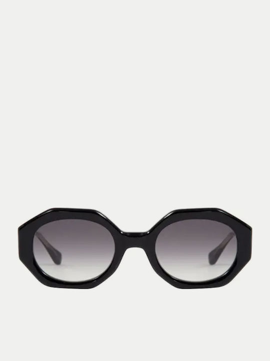 Gigi Barcelona Molly Damen Sonnenbrille mit Kunststoff Gestell Black 6686/1