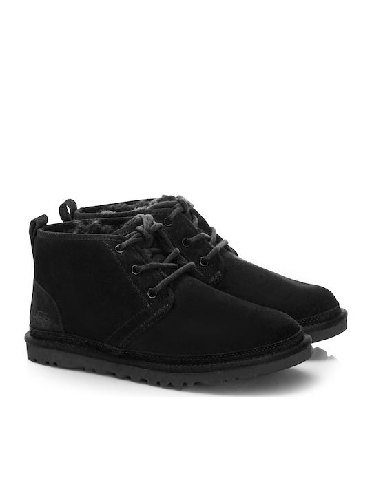 Neumel Suede Women's Ankle Boots Black