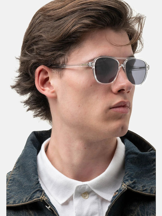 Smooder Unisex Sonnenbrille mit Grün Kunststoff Gestell und Grün Linse X014