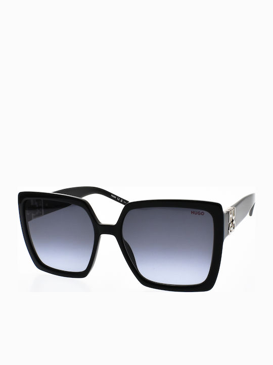Boss Feminini Ochelari de soare cu Negru Cadru și Negru Degrade Lentilă HG 1285/S 807/9O