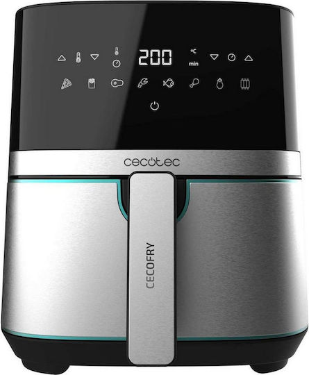 Cecotec Cecofry Advance 9000 Heißluftfritteuse mit Doppel-Abnehmbarer Korb 9Es Schwarz