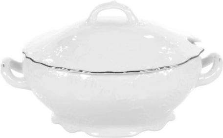 Emfasi Silver Porcelain Dinnerware Set 44pcs