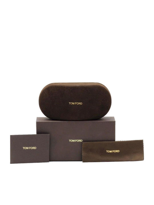 Tom Ford Raven Unisex Sunglasses with Black Plastic Frame and Black Gradient Lens TF1036 01B