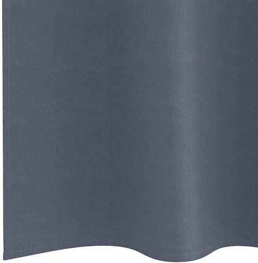 vidaXL Set of Window Blackout Curtains with Gray Pencil Pleat 140x225cm