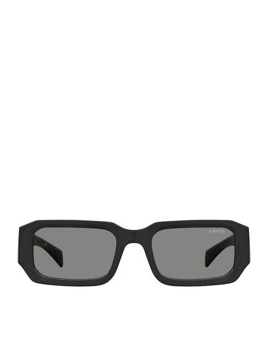 Levi's Unisex Sunglasses with Black Plastic Frame and Black Lens LV1034/S 807/IR