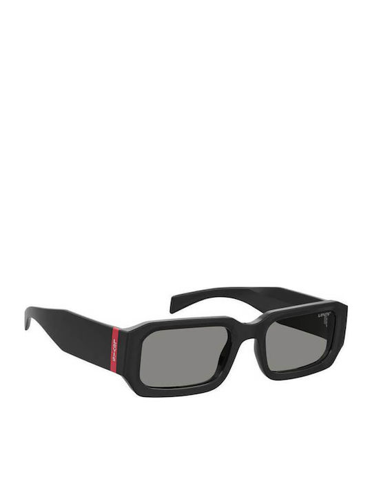 Levi's Unisex Sunglasses with Black Plastic Frame and Black Lens LV1034/S 807/IR