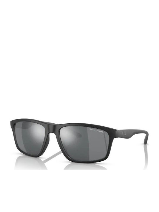 Armani Exchange Мъжки Слънчеви Очила с Черна Пластмасова Рамка и Сиви Стъкла AX4122S 80786G