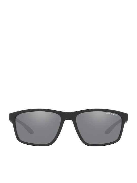 Armani Exchange Мъжки Слънчеви Очила с Черна Пластмасова Рамка и Сиви Стъкла AX4122S 80786G