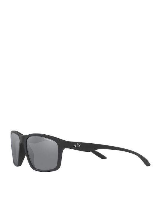 Armani Exchange Мъжки Слънчеви Очила с Черна Пластмасова Рамка и Сиви Стъкла AX4122S 80786G