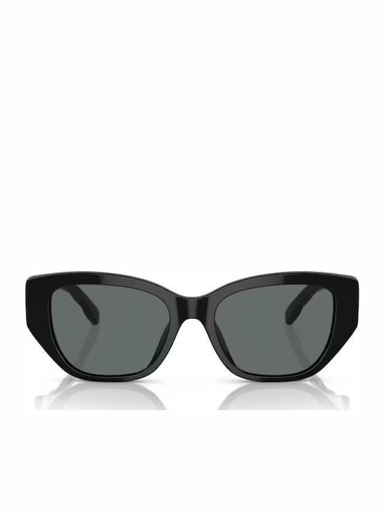 Tory Burch Damen Sonnenbrille mit Schwarz Kunststoff Gestell und Gray Polarisiert Linse TY7196U-170981