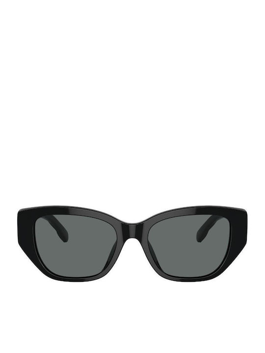 Tory Burch Damen Sonnenbrille mit Schwarz Kunststoff Gestell und Gray Polarisiert Linse TY7196U-170981