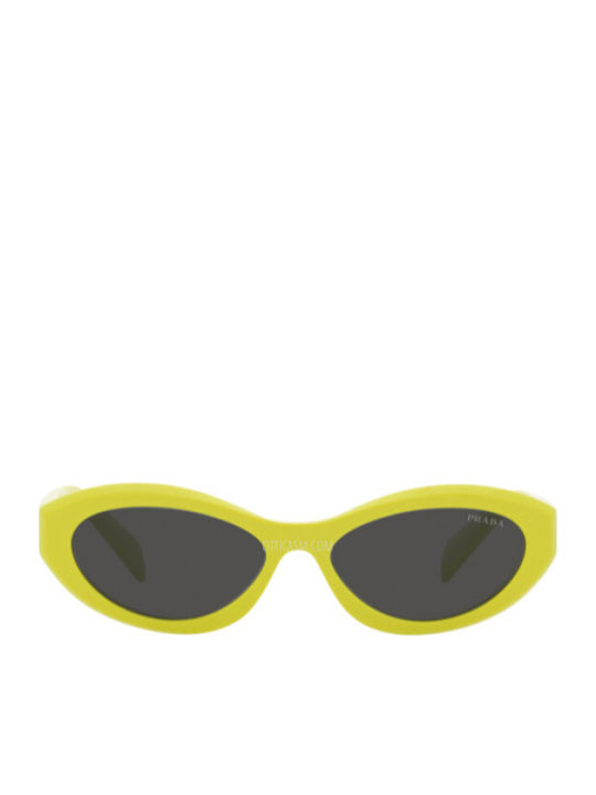 Prada Damen Sonnenbrille mit Gelb Kunststoff Gestell und Gray Linse PR26ZS 13L08Z