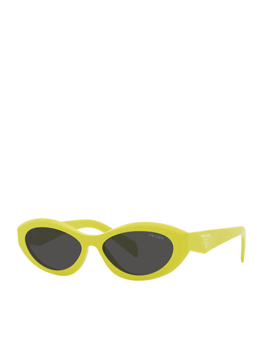 Prada Damen Sonnenbrille mit Gelb Kunststoff Gestell und Gray Linse PR26ZS 13L08Z