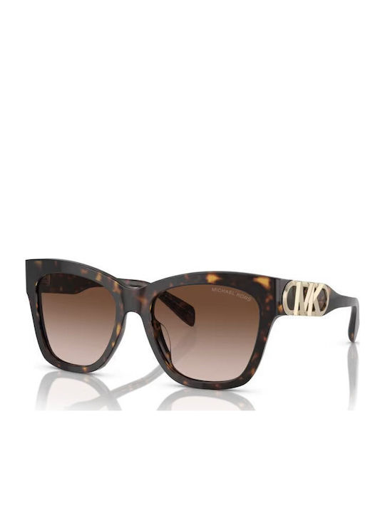 Michael Kors Empire Square Women's Sunglasses with Brown Tartaruga Plastic Frame and Brown Gradient Lens MK2182U 300613