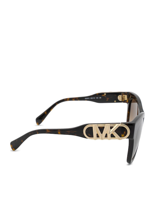 Michael Kors Empire Square Women's Sunglasses with Brown Tartaruga Plastic Frame and Brown Gradient Lens MK2182U 300613