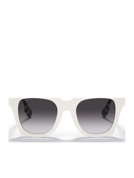 Burberry Kitty Women's Sunglasses with White Plastic Frame BE4364 39958G