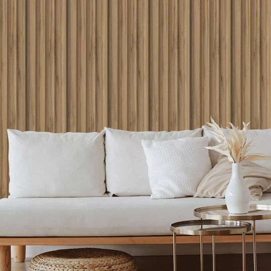 3D Wall Panels from MDF with Glue Beige