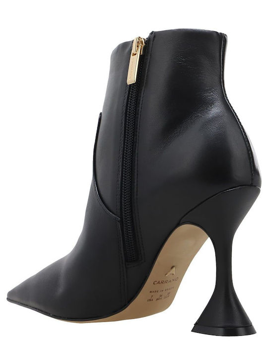 Ghete dama de piele Ankle Boots Negru