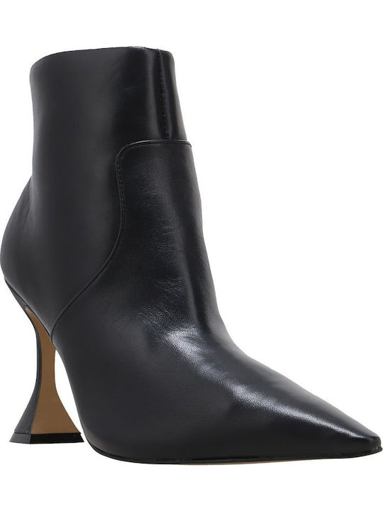 Ghete dama de piele Ankle Boots Negru