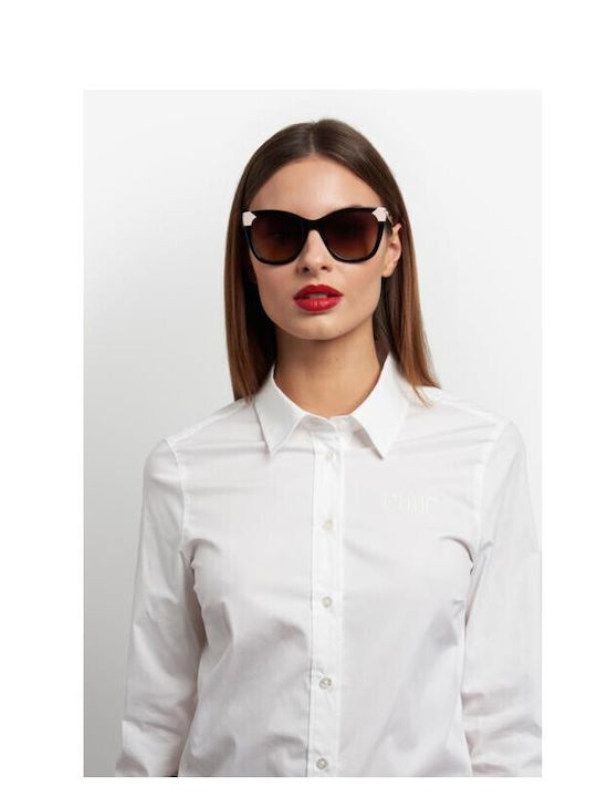 Carolina Herrera Sunglasses Brown with Mixed Frame & Brown Lens Carolina Herrera Sunglasses Brown with Mixed Frame & Brown Lens