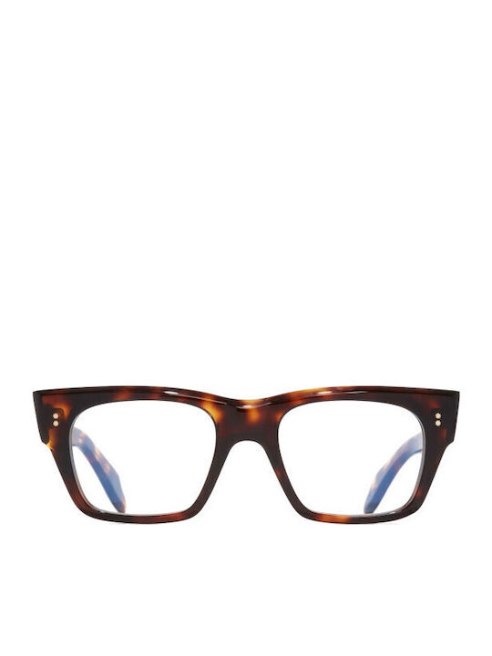 Unisex Ochelari de soare cu Maro Tortoise Cadru și Albastru Degrade Lentilă