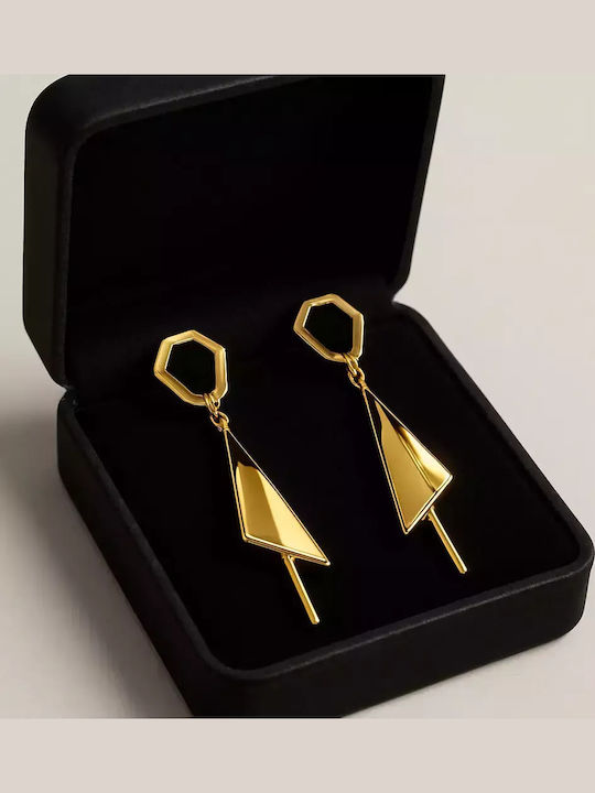 Kinzi Earrings made of Steel Gold Plated