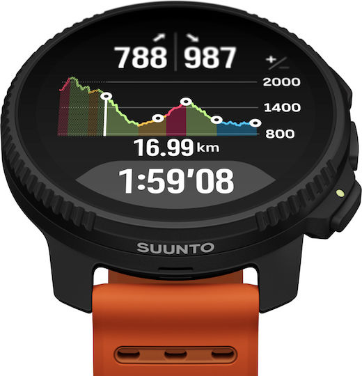 Suunto Vertical 2 48mm Αδιάβροχο Smartwatch με Παλμογράφο (Canyon)
