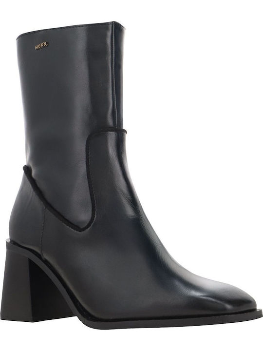 Ghete dama de piele Negru