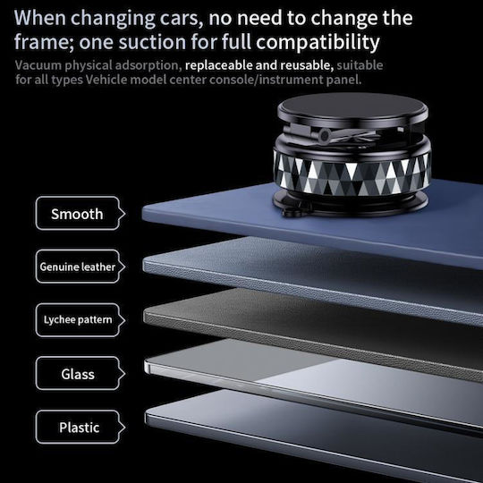 Suport Auto pentru Telefon cu magnet Argint