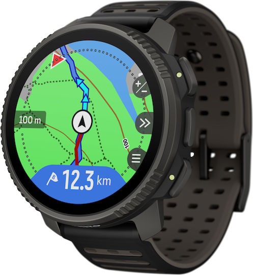 Suunto Vertical 2 48mm Waterproof Smartwatch with Heart Rate Monitor (Titanium Black)