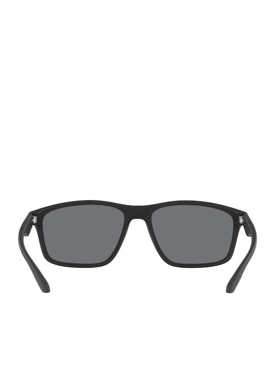 Armani Exchange Men's Sunglasses with Blue Plastic Frame and Blue Lens AX4122S 818180