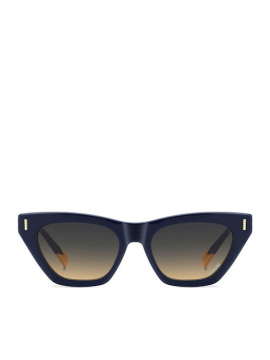 Missoni Women's Sunglasses with Blue Plastic Frame and Blue Gradient Lens MIS 0205/S 09V/GA