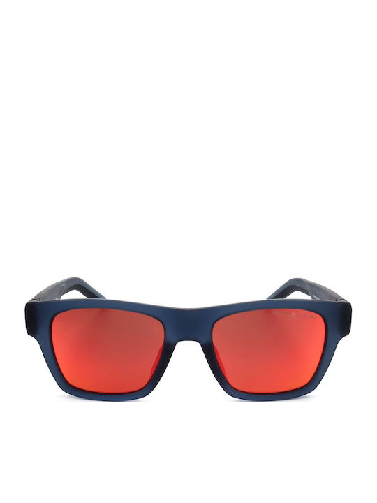 Tommy Hilfiger Ανδρικά Γυαλιά Ηλίου με Navy Μπλε Κοκκάλινο Σκελετό και Πορτοκαλί Καθρέφτη Φακό TH1975/S FLL/B8