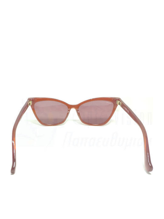 Max Mara Women's Sunglasses with Brown Horn-Rimmed Frame MM 0011 44S