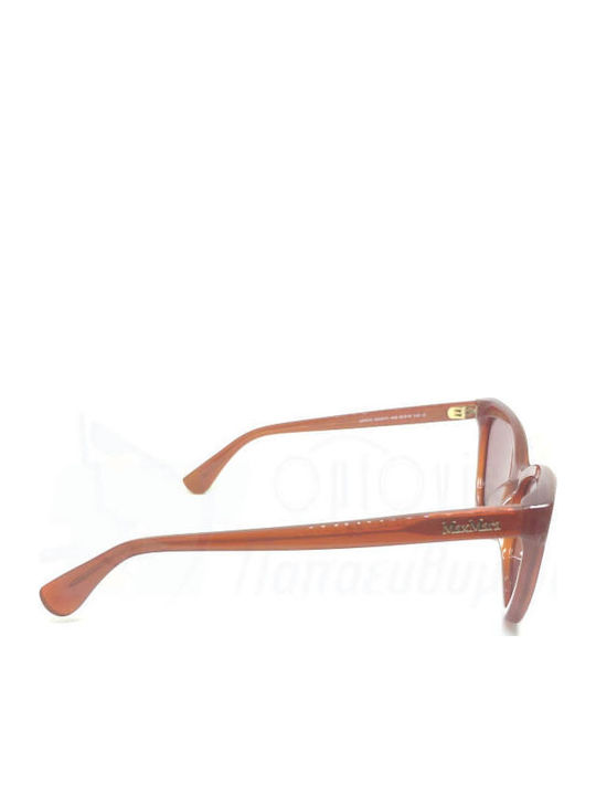 Max Mara Women's Sunglasses with Brown Horn-Rimmed Frame MM 0011 44S