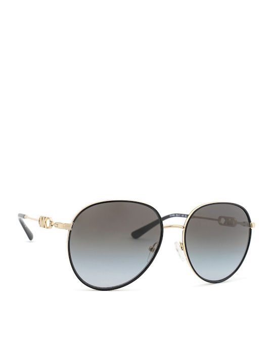 Michael Kors Empire Women's Sunglasses with Gold Metal Frame and Gray Gradient Lens MK1128J 10148G