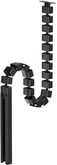 Neomounts Cable Spine Organizer Sit Stand Desk Frames Screw Mounted Magnetic Channel Black