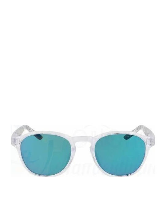 Nike Smash Unisex Sunglasses with Transparent Plastic Frame and Multicolour Mirror Lens DZ7383-900
