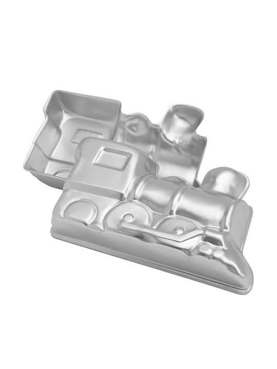 Wilton Formă de Patiserie pentru Chec Rotund din Aluminiu 3x3buc 1buc