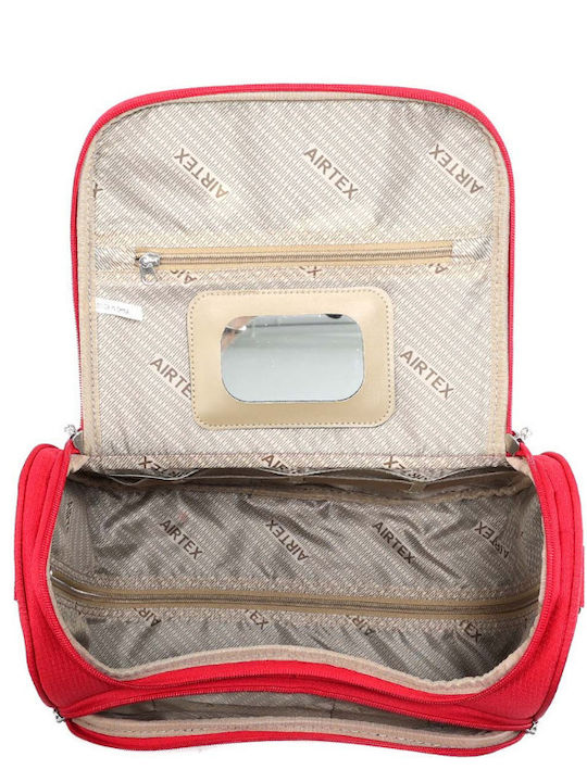 Beauty Case Κόκκινο Airtex Αδιάβροχο Ύφασμα 294red60 29460-06