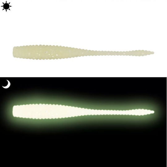 Σιλικονουχο Zeox Pixie Tail 4.4cm #102 Glow Milk Sf