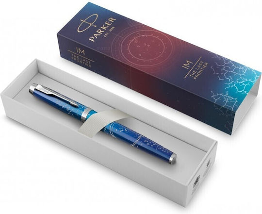 Parker Stilou Medium Din Aluminiu Cu Cerneală Roșie