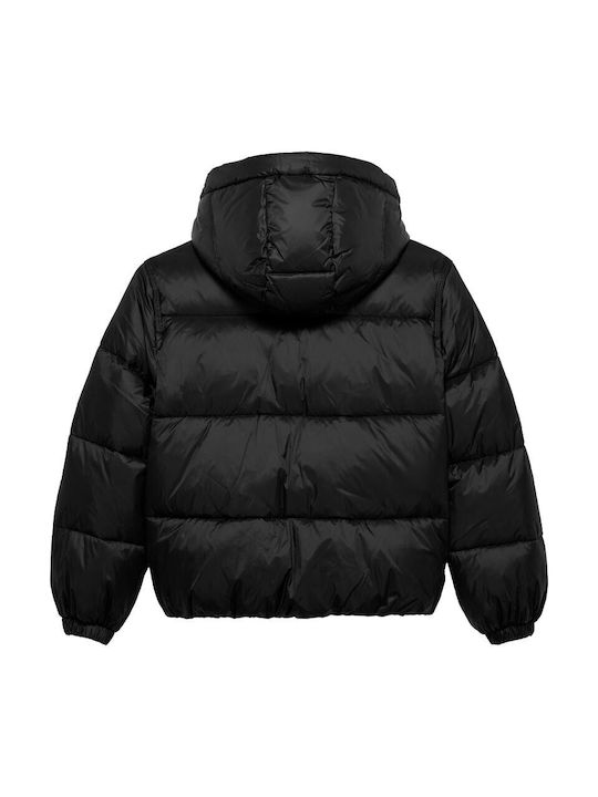 Kids' Casual Jacket with Hood Black