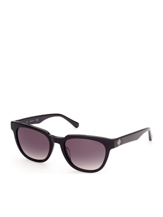 Gant Women's Sunglasses with Black Plastic Frame and Gray Gradient Lens GA7192 01B