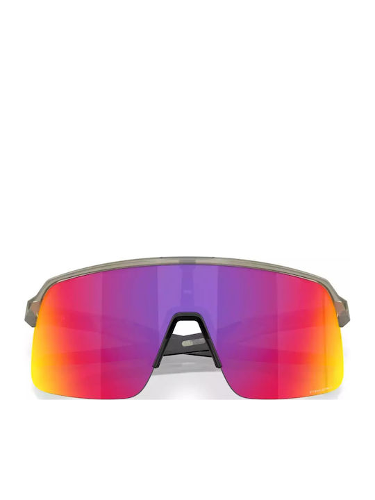 Oakley Lite Bărbătești Ochelari de soare cu Alb Cadru și Multicolor Oglindă Lentilă OO9463-68