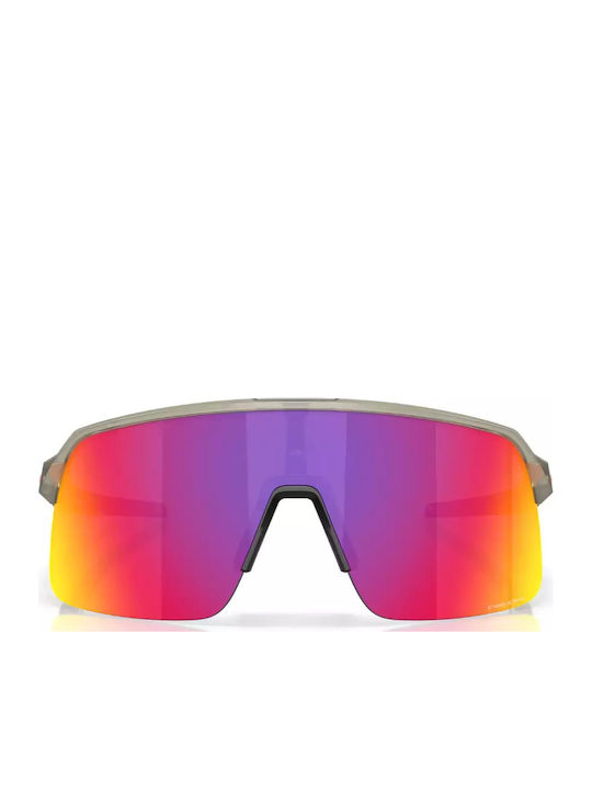 Oakley Lite Bărbătești Ochelari de soare cu Alb Cadru și Multicolor Oglindă Lentilă OO9463-68
