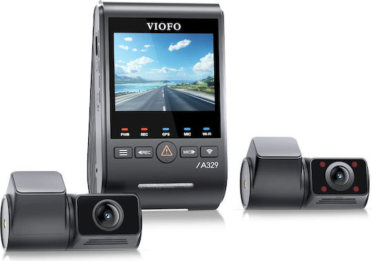 Viofo Set Cameră DVR Auto 4K Bluetooth Wi-Fi GPS și Cameră Marșarier